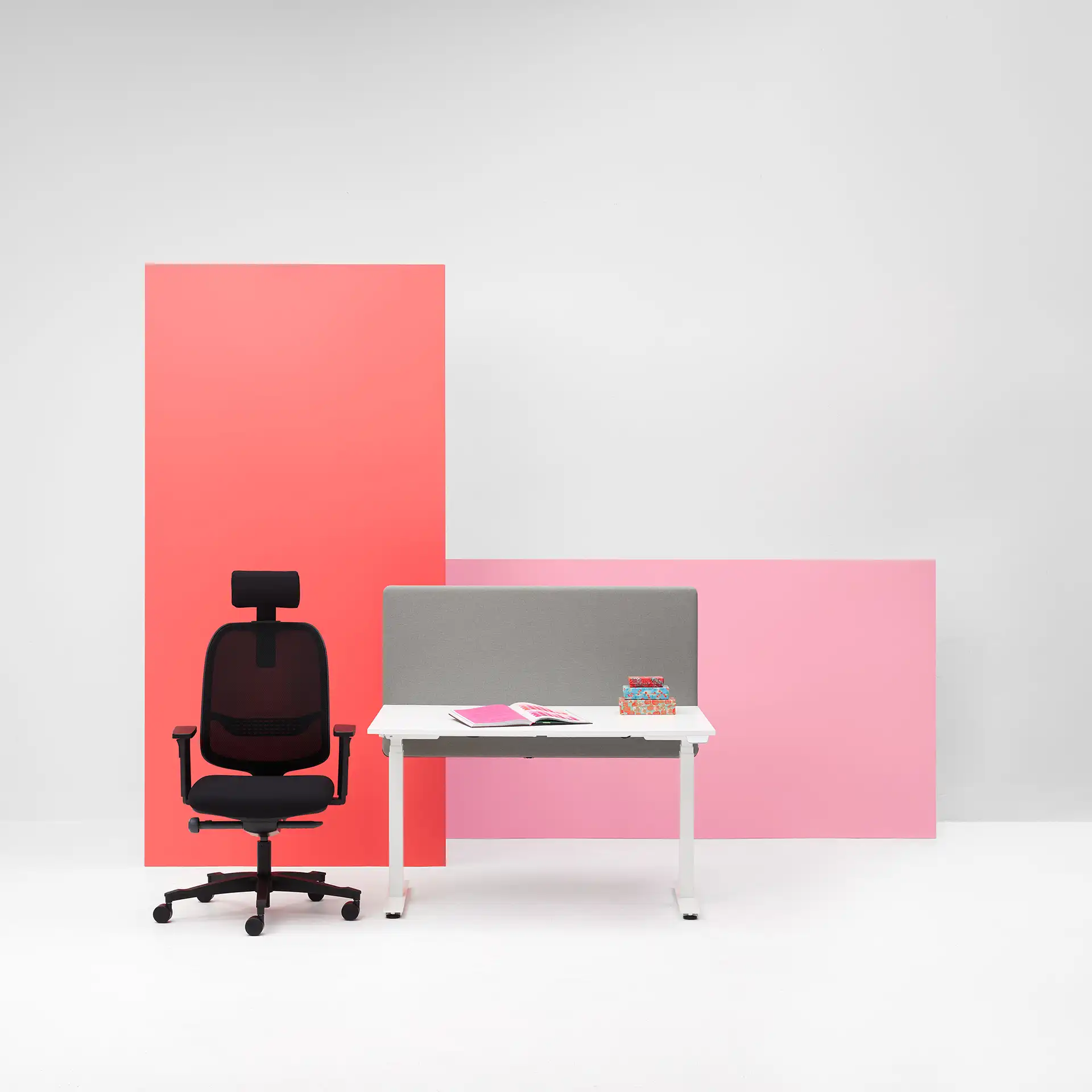 Bordsskärm Selma 1200 X 650 X 40 Grå 003