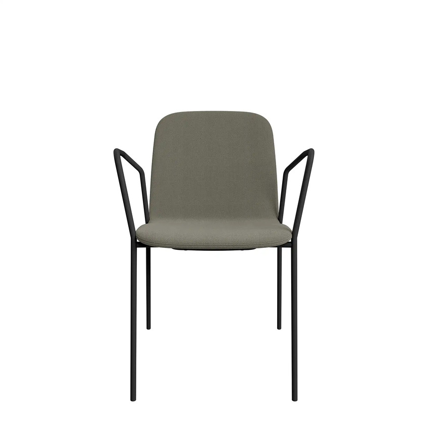 Lövhult karmstol Cura 60110/Svart stativ