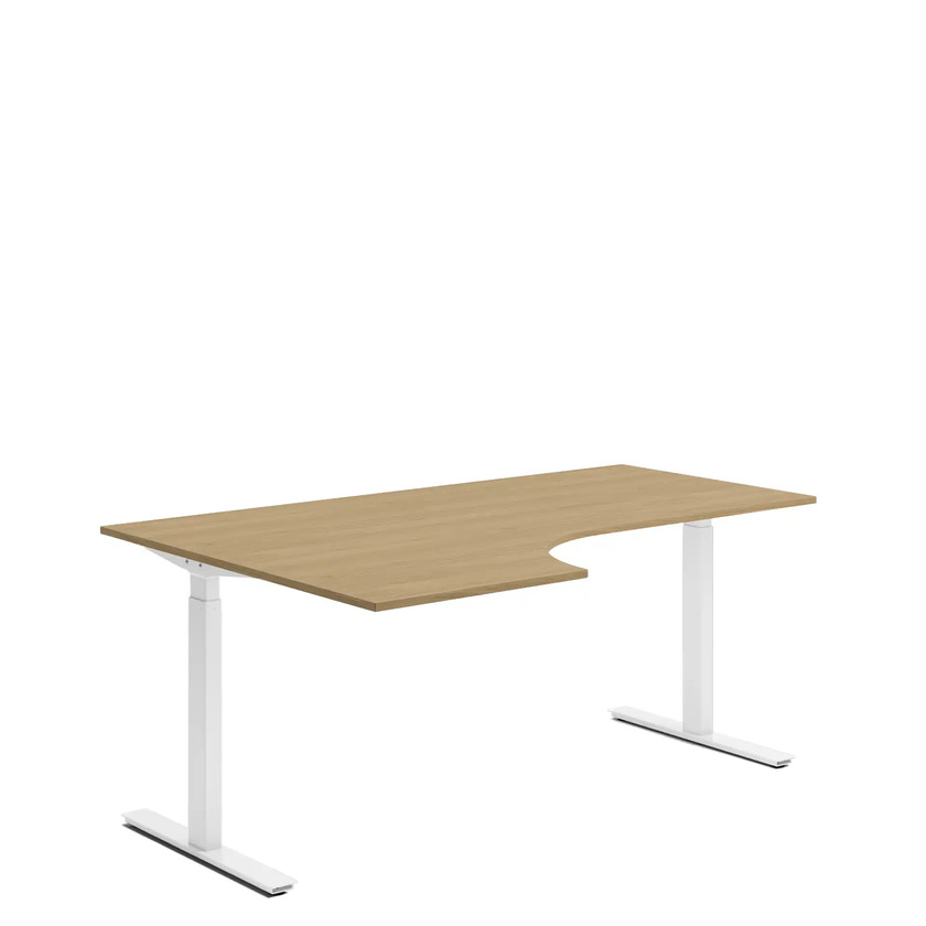 Ergofunk Smart 650 Vit 1800 X 1200 Vänster