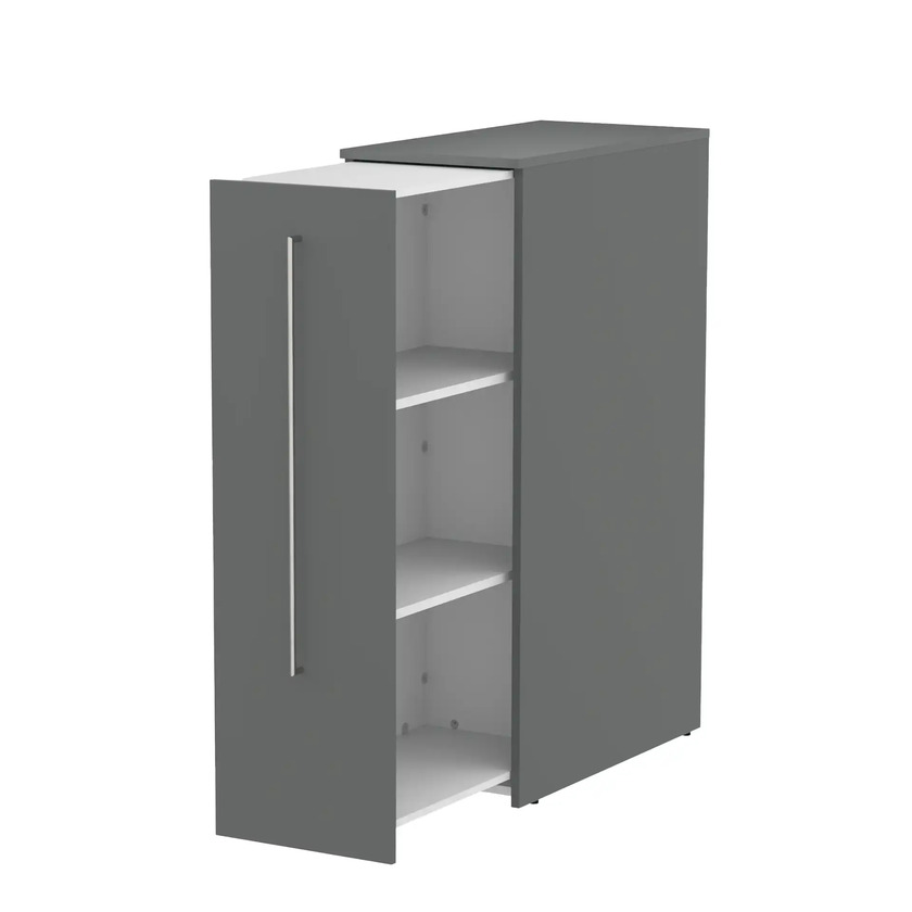 Side cabinet 41860 Left Dark grey 