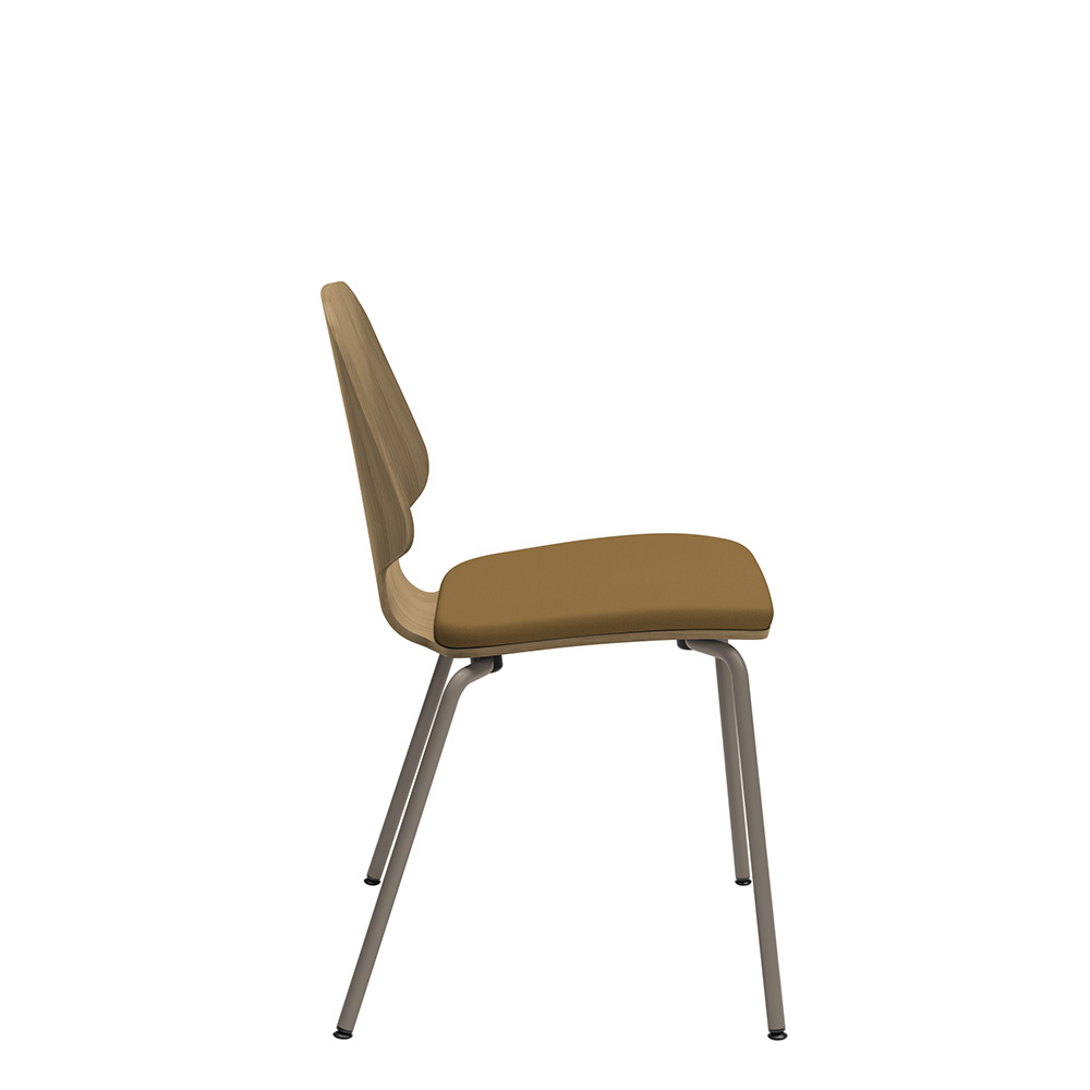 Råshult benstativ ek, stativ champagne, tyg Cura Loop 62083