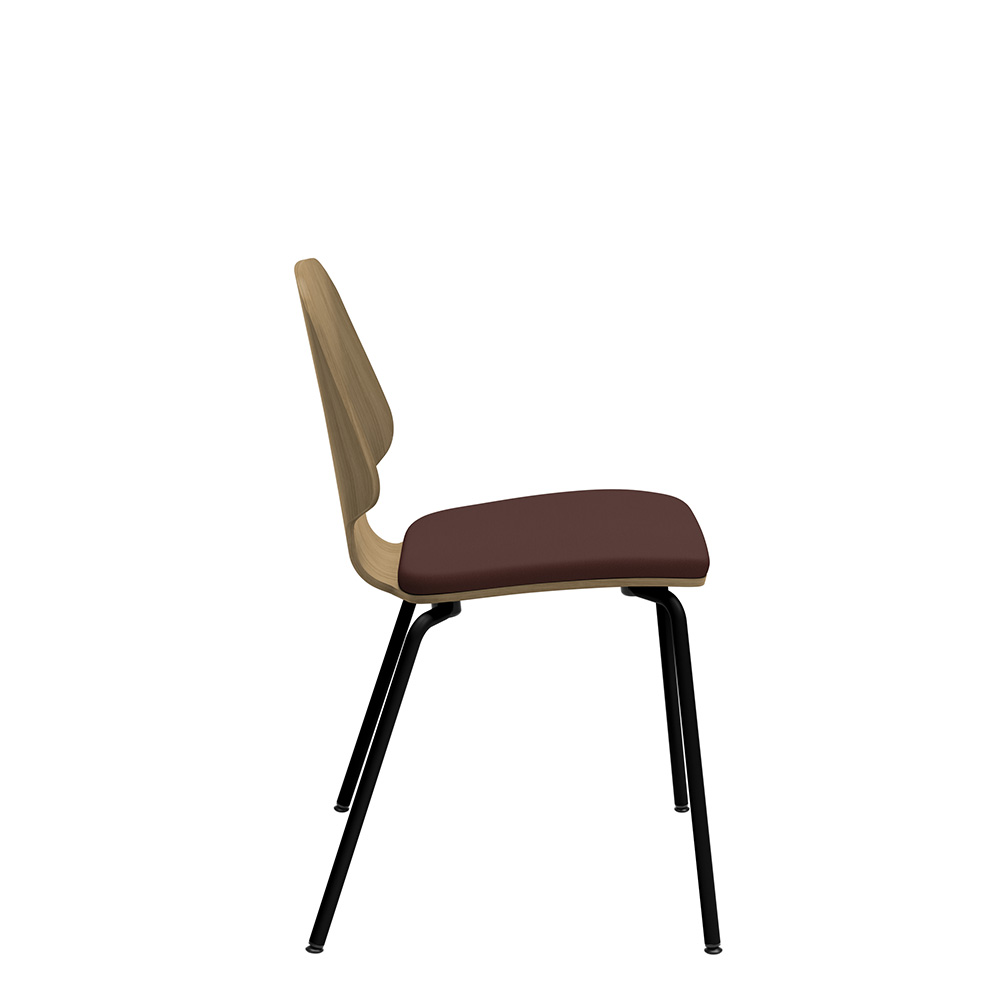 Råshult benstativ ek, stativ svart, tyg Cura Loop 61258